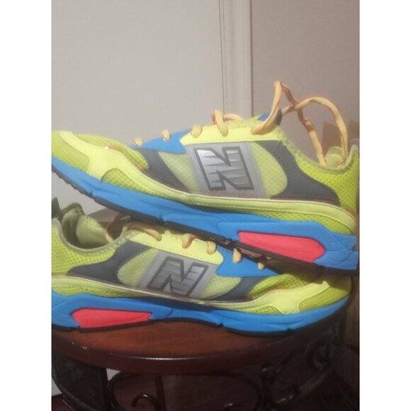 New Balance X-Racer Mode De Vie Mens Sz 8.5 Shoes Neon Green Running Sneakers - Picture 14 of 16